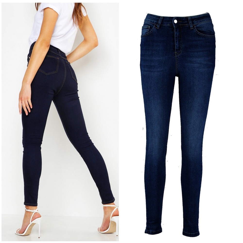 NWT Butt Booty Shaper Skinny Jeans — Dark Wash Blue